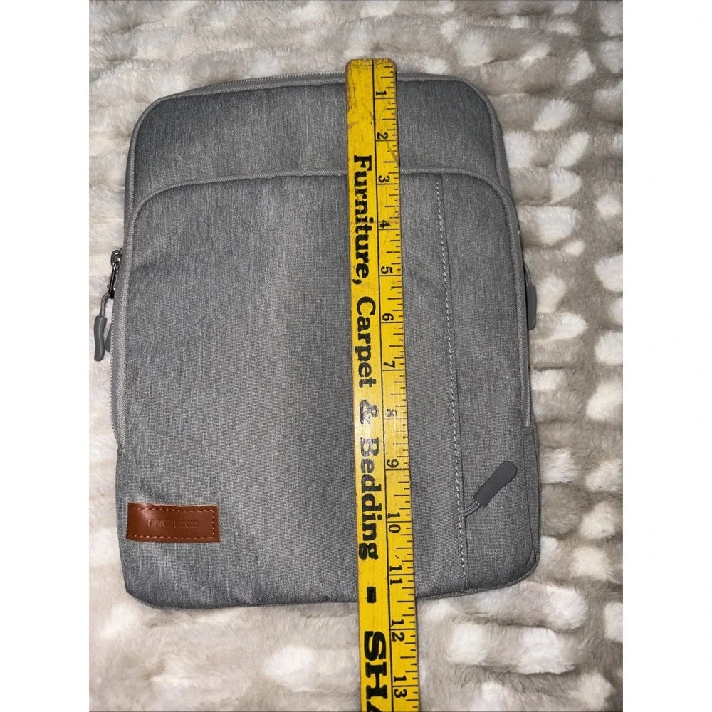 MoKo 9-11 Inch Tablet Sleeve Bag Carrying Case Fits Space Gray Multiple Pockets